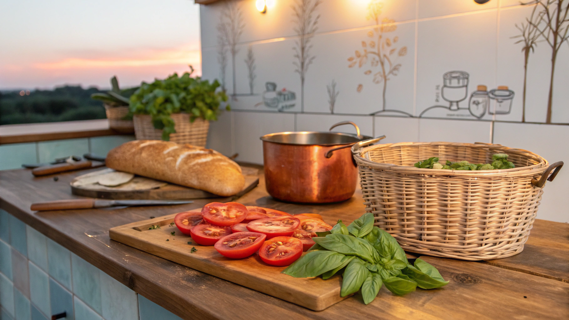 Friendly kitchen countertop